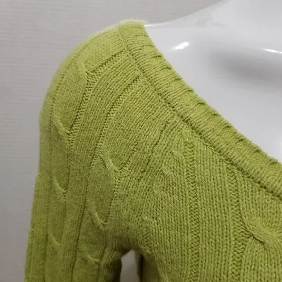 American Eagle sweater Small pullover cable knit long sleeve Twilight - Picture 5 of 10